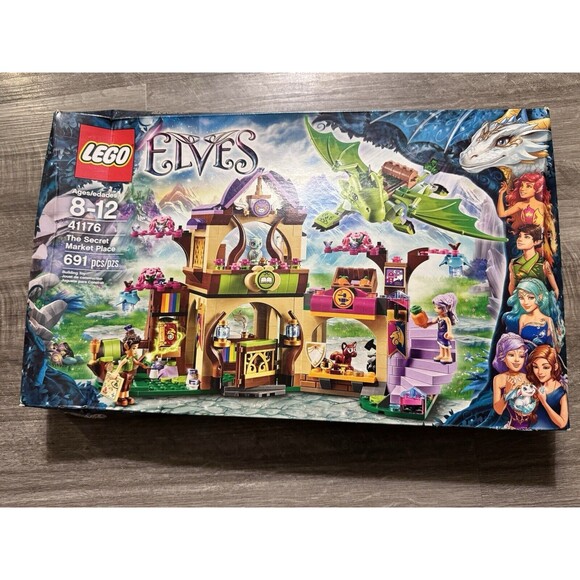 Lego 41176 The Secret Market Place Complete Open Box Sealed   41176 The Secret Market Place Complete Open Box Sealed Bags 691 Pcs RARE!!